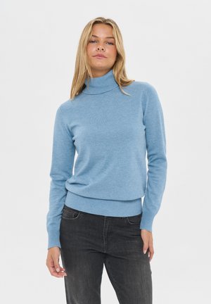 ROLL NECK - Vesta - blue shadow melange
