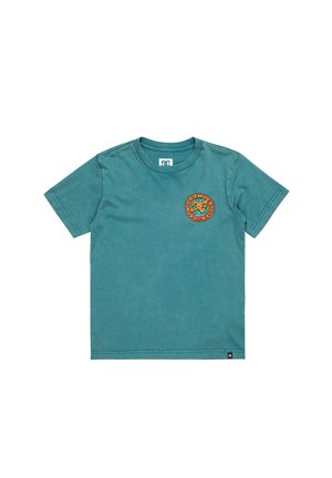 SPINNER SHORT SLEEVES - T-Shirt print - btgw deep teal acid wash