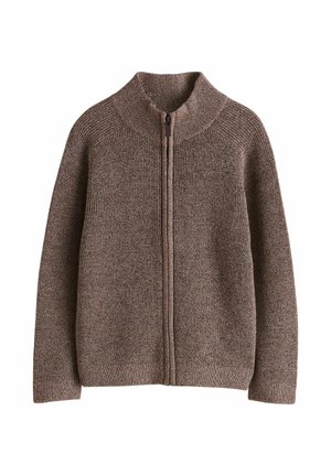 REGULAR FIT TEXTURED  - Cardigan - plum purple