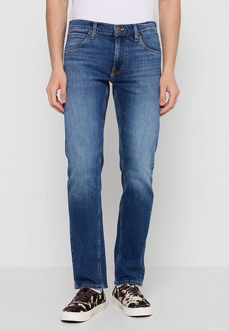 Lee Straight leg jeans blauw denim/bluedenim