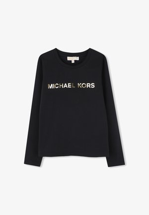 Michael Kors Kids, LONG SLEEVE T-SHIRT KIDS TEENS - Long sleeved top - black