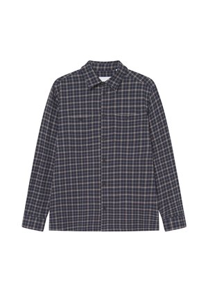 JOHN CHECK SHIRT - Pluus - dark navy blue