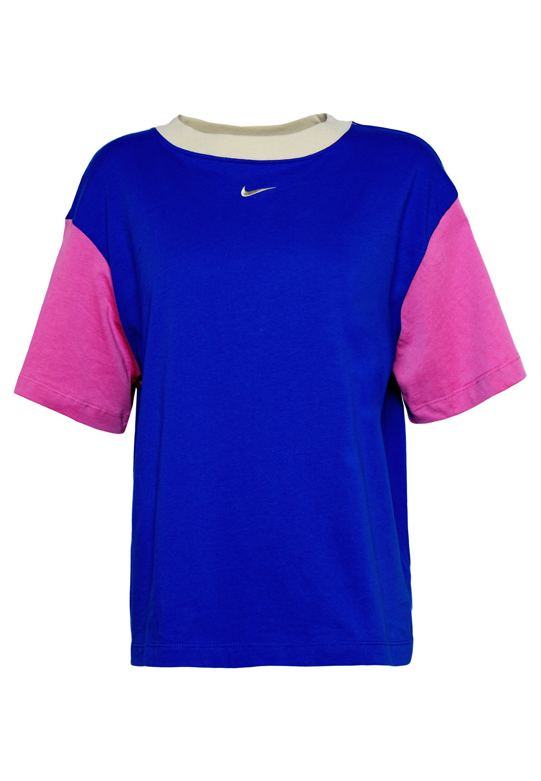 royal blue and pink nike shirt