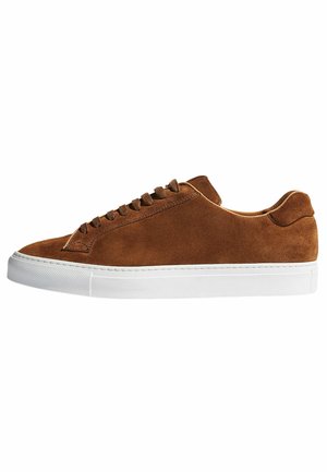 Sneakers laag - brown suede