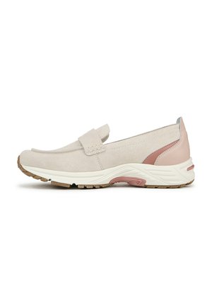 Slip-ons - cream suede