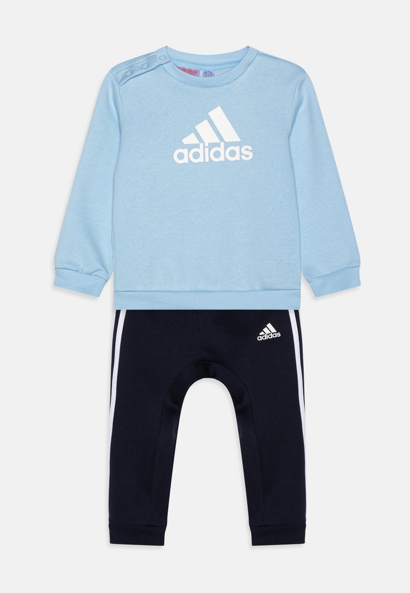 adidas Performance BADGE OF SPORT - Tuta - clear sky/white