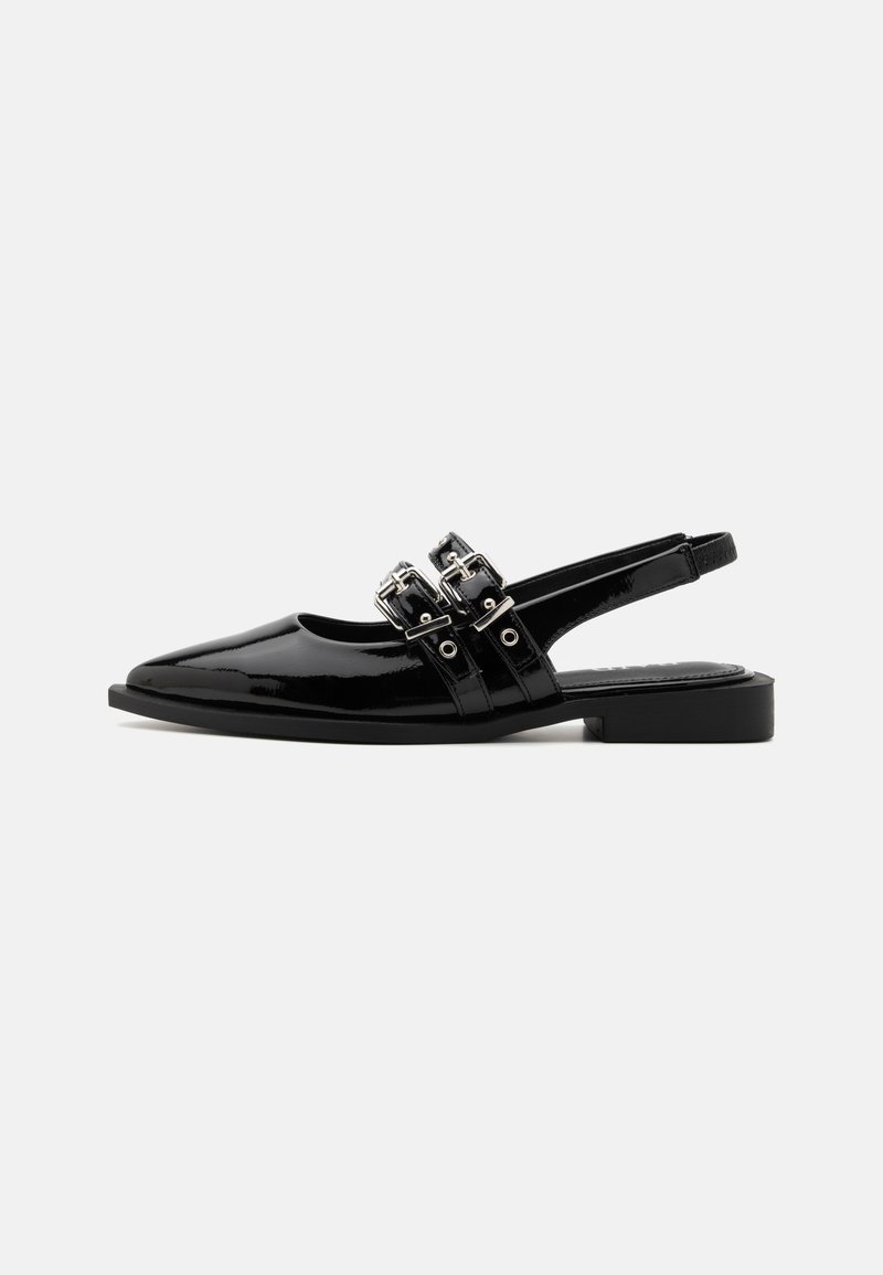 RAID DINKY - Ankle strap ballet pumps - black