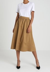 Minimum A-linjainen hame - ochre