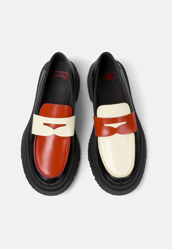 WALDEN TWINS - Slip-ons - schwarz rot2