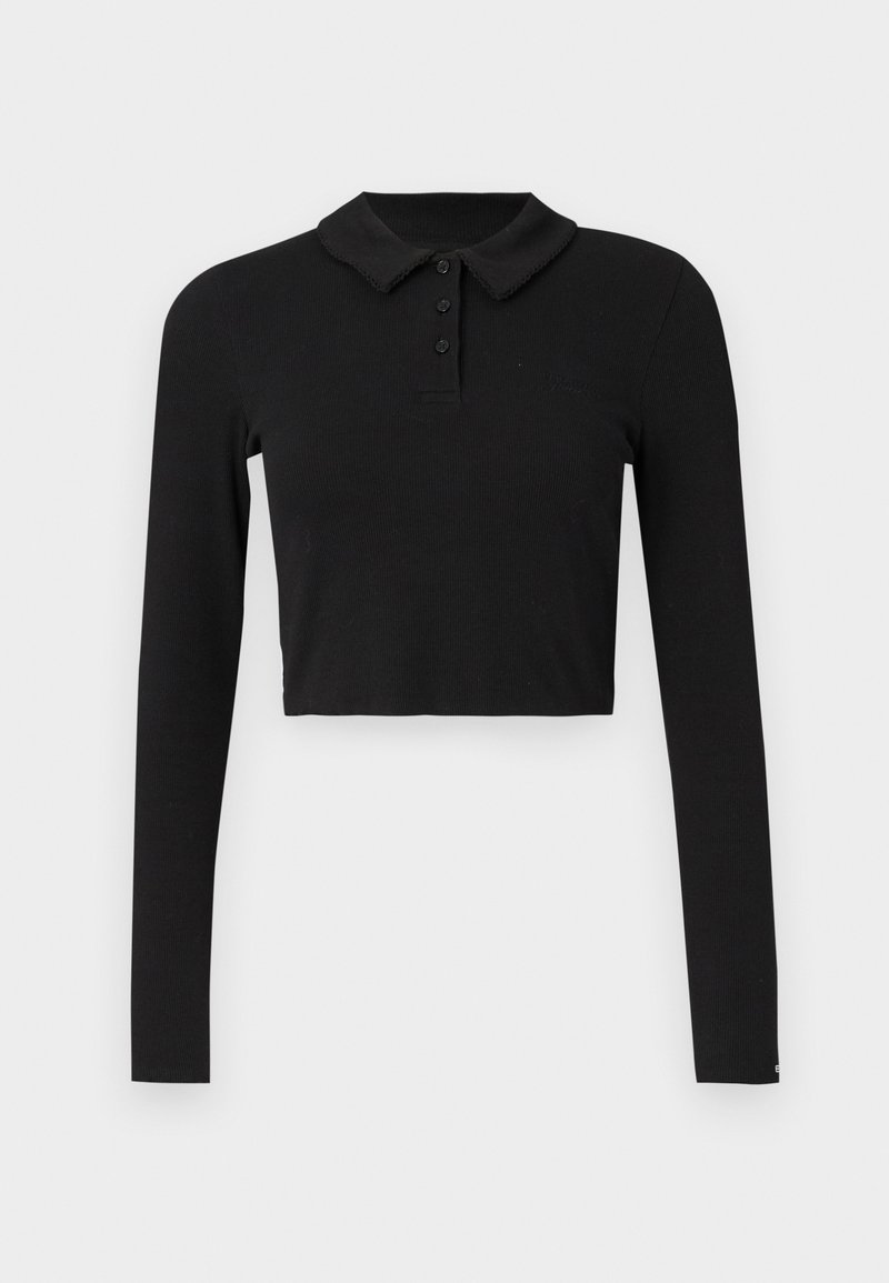 Tommy Jeans Poloshirt zwart Tommy Jeans Poloshirt zwart