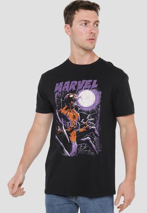 Print T-shirt - black