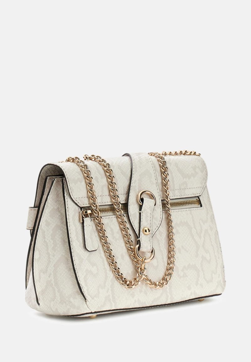 Sac à Main GUESS Hewitt Fourre-tout Blanc Multi - Taille Medium, Neuf Avec étiquettes