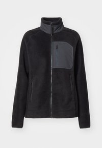IMPERIAL PILE BLOCK JACKET - Fleecejas - black