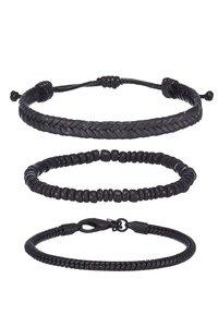 3 PACK - Bracelet - black