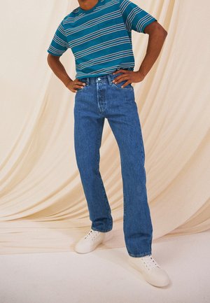 Jeans Straight Leg - blue denim
