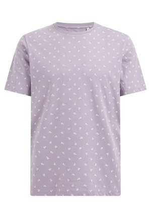 T-shirts print - mottled lilac