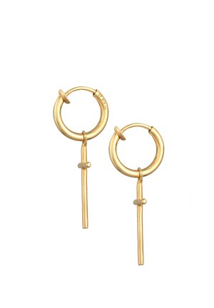 HOOPS CROSS - Naušnice - gold-coloured