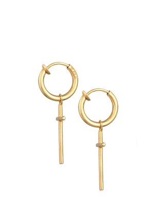 Elli HOOPS CROSS - Pendientes - gold-coloured