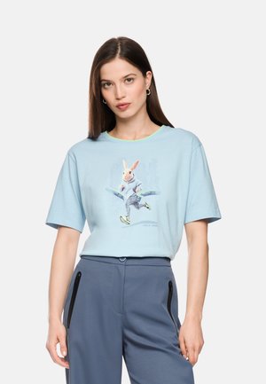 Marc Cain, MARC CAIN T-SHIRT - Print T-shirt - niagara mist