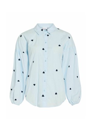 VILA, SHIRT VISTEF LONG SLEEVED - Chemisier - nantucket breeze