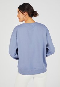 Damart BRODÉ - Strickpullover - bleu