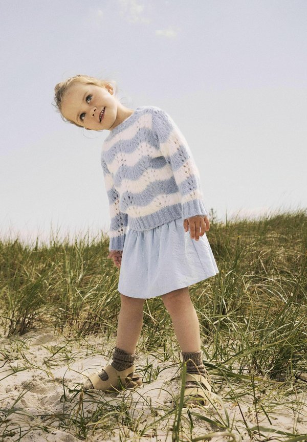 LANGARM - Strickpullover - serenity