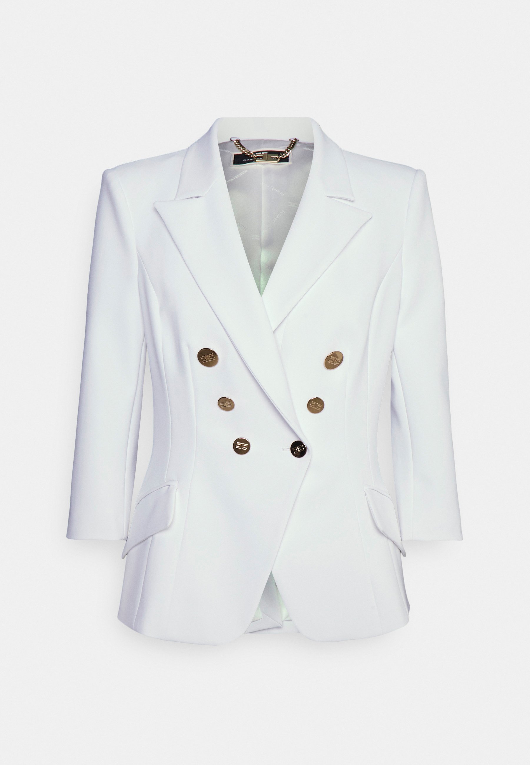 Elisabetta Franchi JACKET - Blazer - avorio/blue - Zalando.co.uk