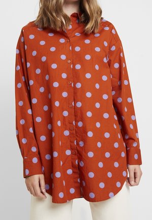 Overhemdblouse - orange