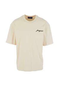 PEQUS CHEST LOGO  - T-shirts med print - cream