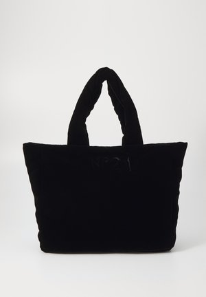 PUFFY VELLUTO - Shopping bag - black