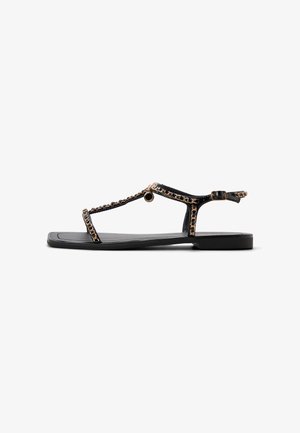 ALDO, ALDO T-STRAP MADGE - Sandalias - black
