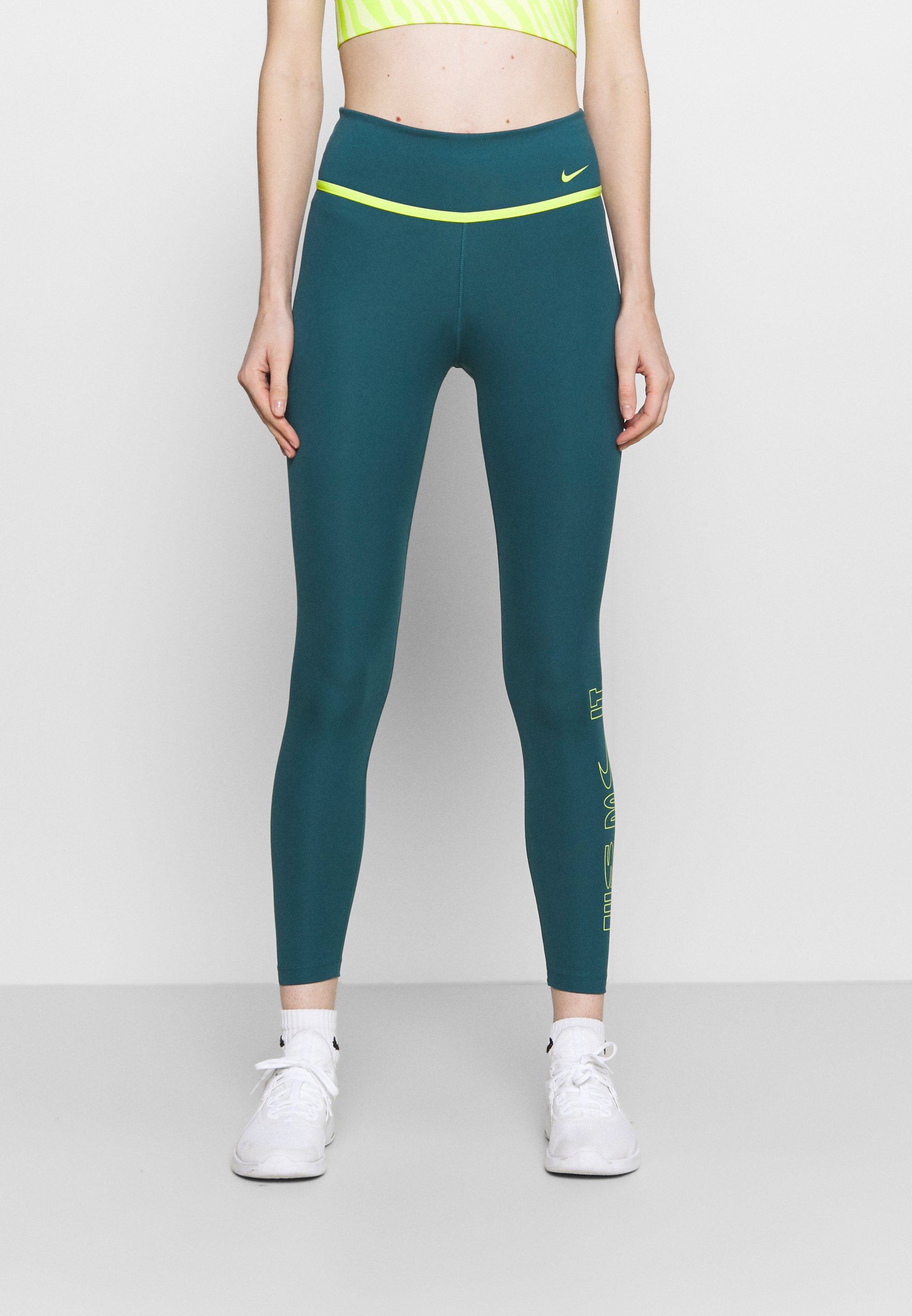 teal nike leggings