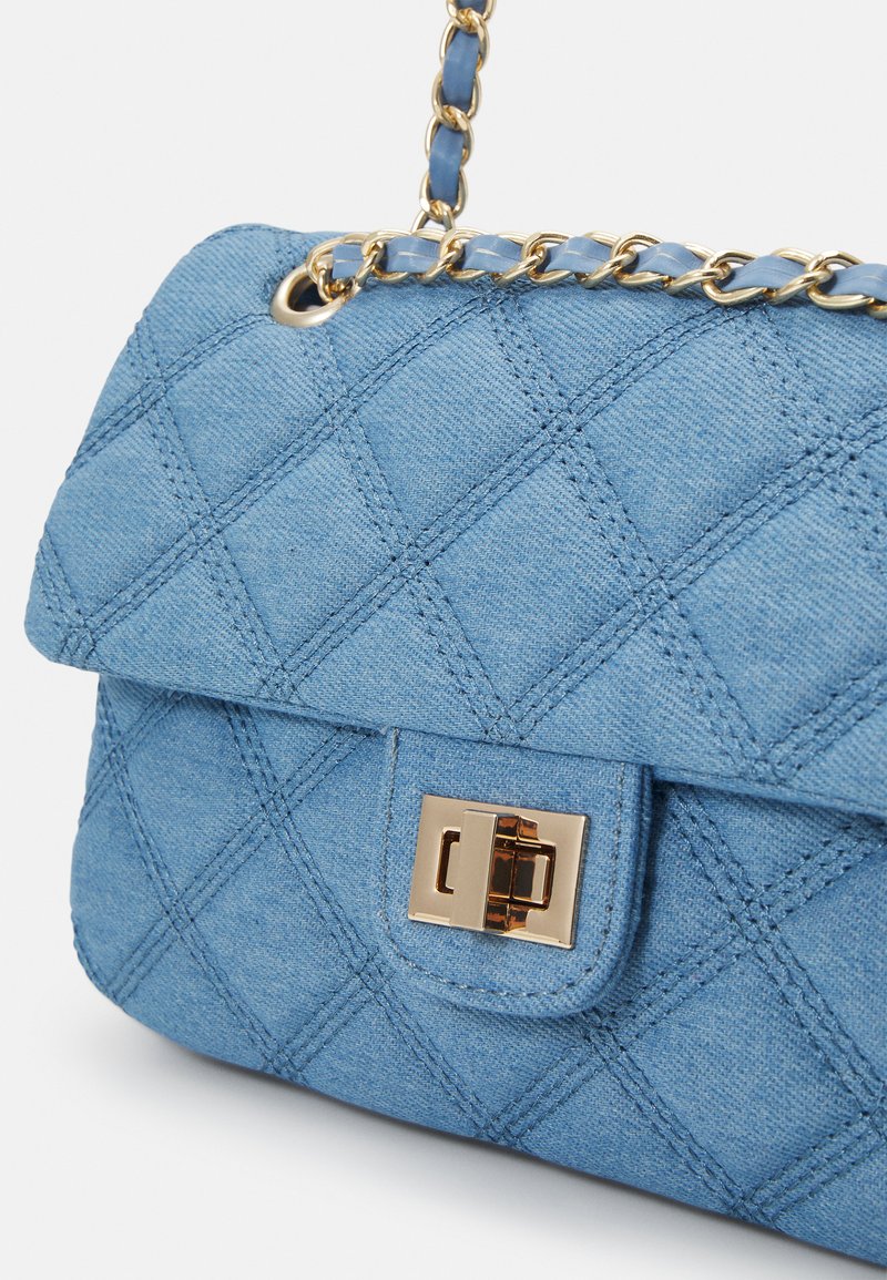 Denim Tas Denim Jeans Blauwe Schoudertas Vrouwen Portemonnee Crossbody Lichtblauw