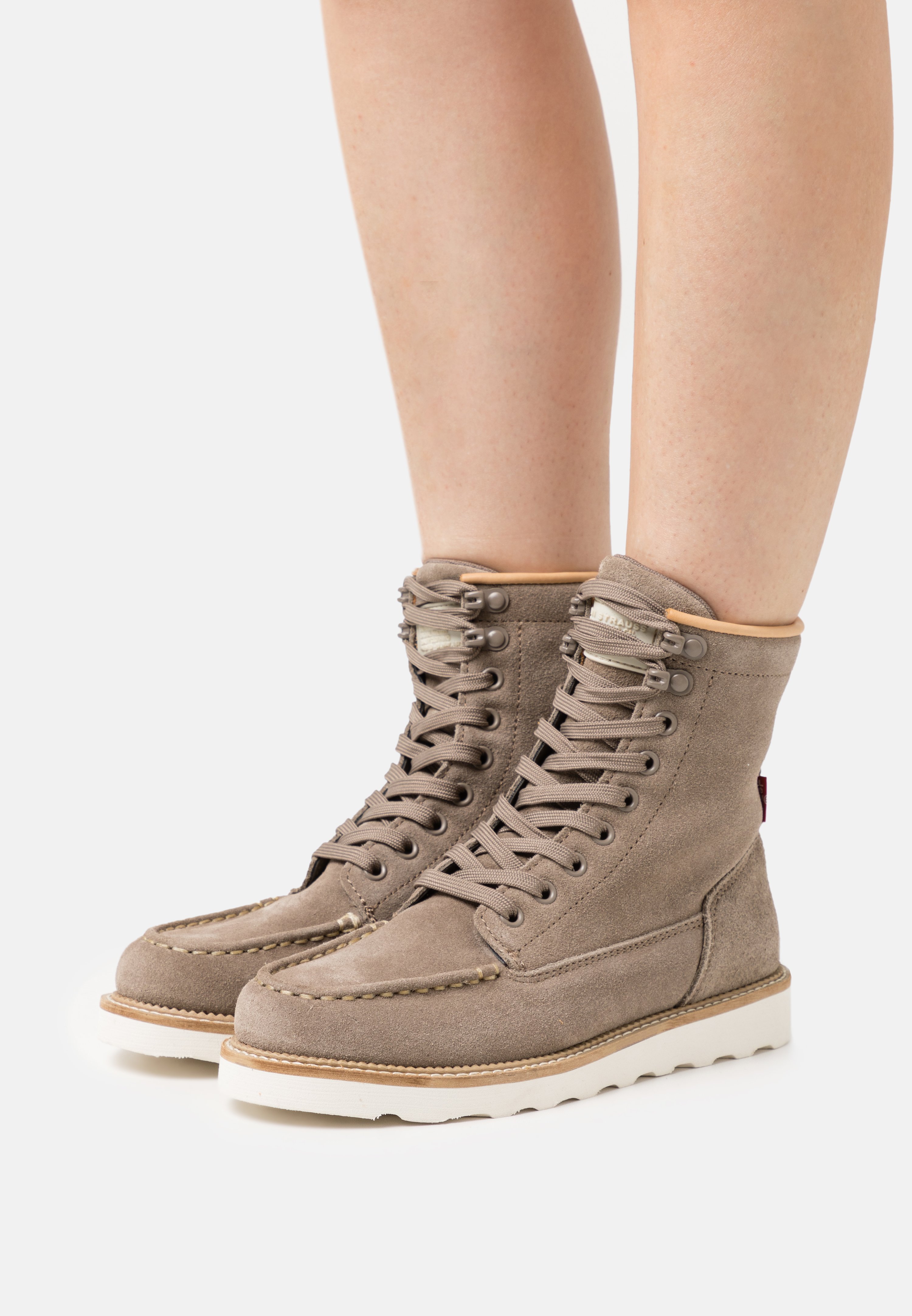 DARROW - Lace-up ankle boots - taupe 