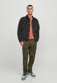 Jack & Jones JORVESTERBRO CREW NECK - Ikdienas džemperis - ginger