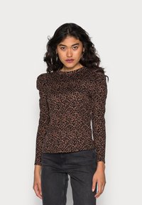 JDY JDYTONSY PUFF SLEEVE - Camisola - brown