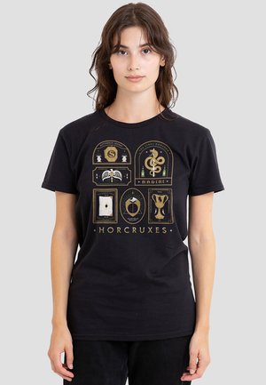 Cotton Soul, HARRY POTTER HORCRUX FIELD GUIDE - Print T-shirt - black