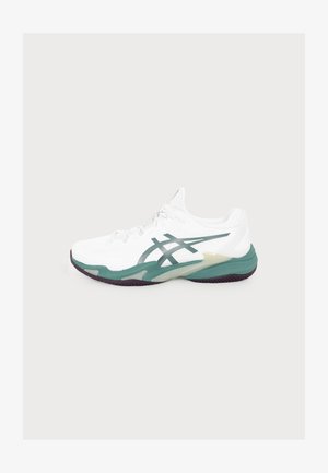 ASICS, COURT FF 3 CLAY - Tennisschuh für Sandplätze - white/foggy teal