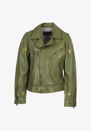Oakwood, ED - Veste en cuir - light khaki
