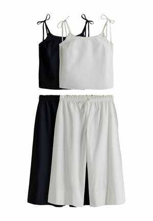 THE SET SET 2 PACK - Pyjama - dark navy blue   white
