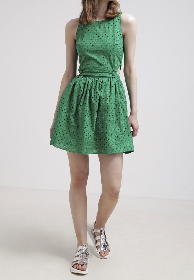 Topshop Day dress - green - (Pre-owned) - Zalando.ie Topshop Day dress - green - (Pre-owned) - Zalando.ie