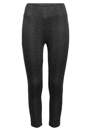 Esprit, CHECK - Leggings - Trousers - black
