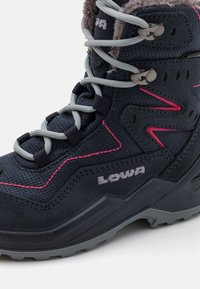 Lowa LINO GTX UNISEX - Botas para la nieve - navy/fuchsia