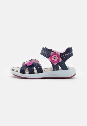 LEATHER - Riemensandalette - dark blue