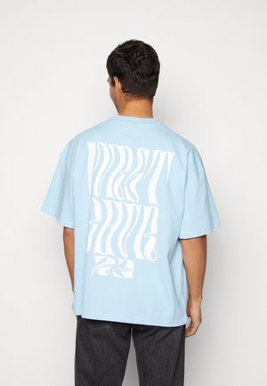 UNISEX - Print T-shirt - cerulean