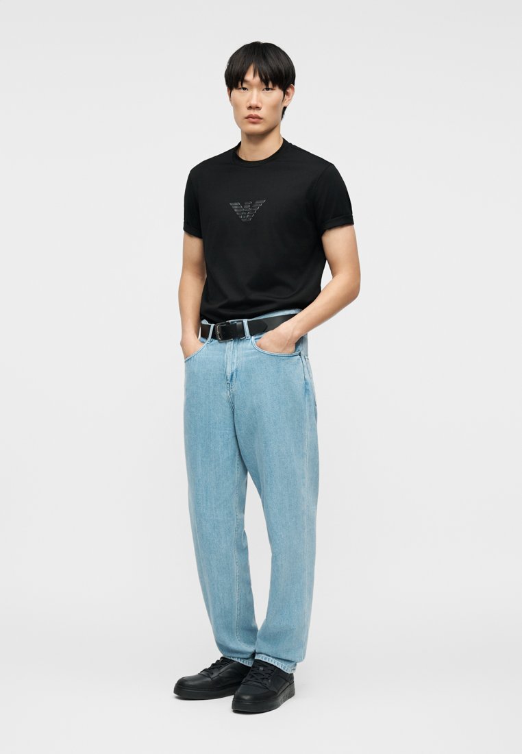 Emporio Armani Camiseta Estampada Eagle - Negro — vista 2