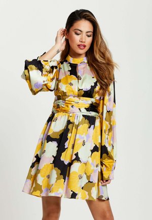 EARTH TONE FLORAL PRINT  - Day dress - yellow