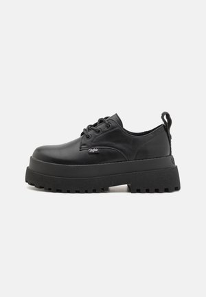 PLUTO LACE UP - Snøresko - black