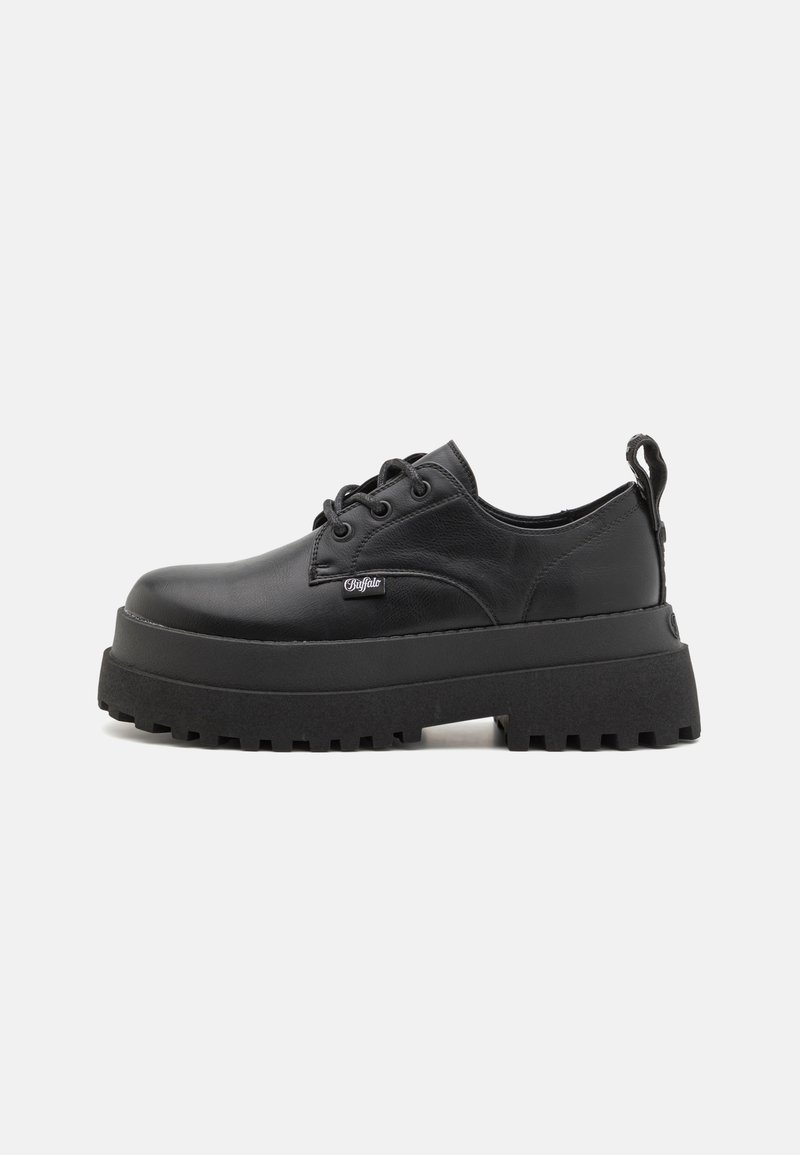 Buffalo PLUTO LACE UP - Suvarstomi - black