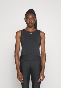 Under Armour - TRAIN SEAMLESS TANK - Linne - black/white Miniatyrbild 1